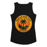 Camiseta de tirantes. Sublimación cortada y cosida